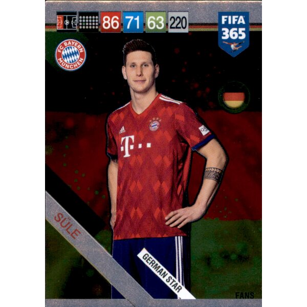 Fifa 365 Cards 2019 - 404 - Niklas Süle - German Stars