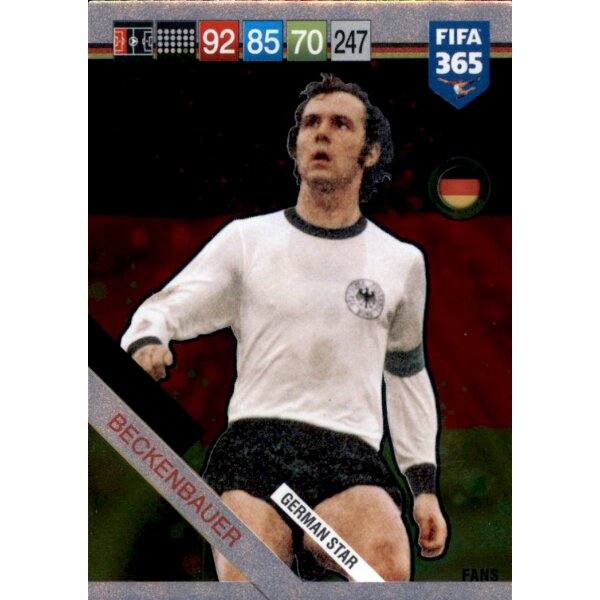 Fifa 365 Cards 2019 - 413 - Franz Beckenbauer - German Stars