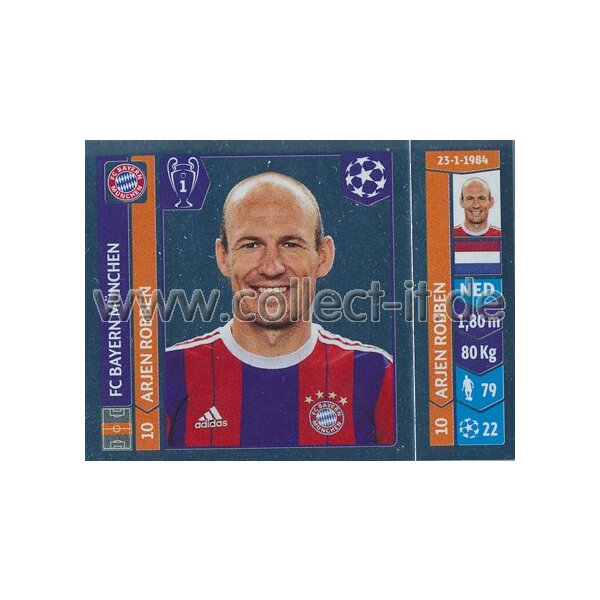 Sticker 352 - Arjen Robben - FC Bayern München