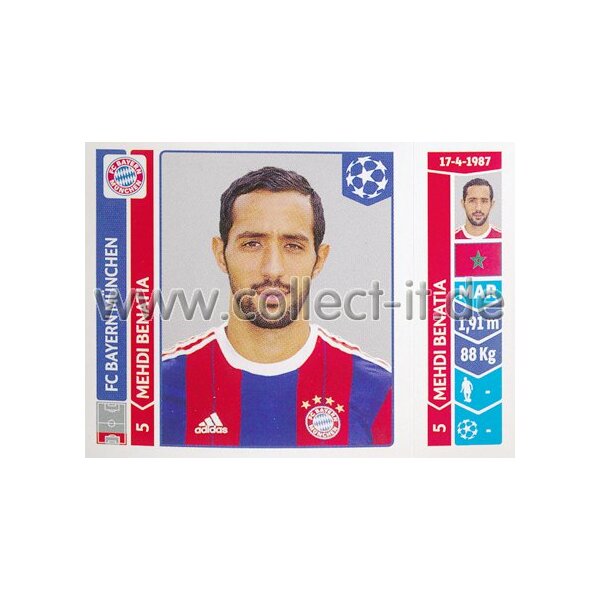 Sticker 358 - Mehdi Benatia - FC Bayern München