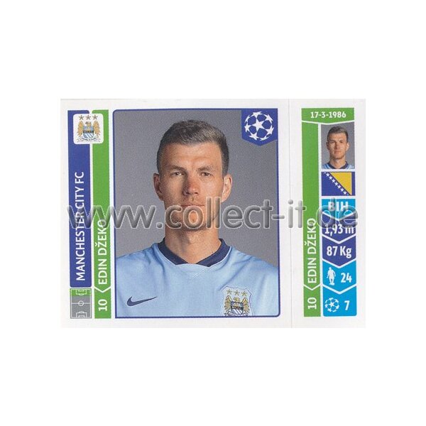 Sticker 373 - Edin Dzeko - Manchester City FC