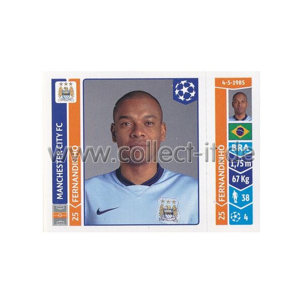 Sticker 377 - Fernandinho - Manchester City FC