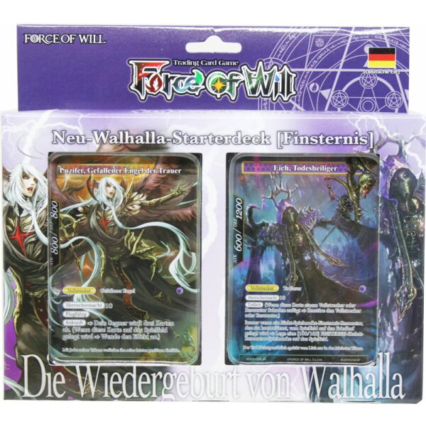 Force of Will - Walhalla-Starterdeck Finsternis - Deutsch