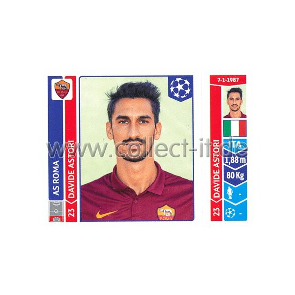 Sticker 410 - Davide Astori - AS Roma