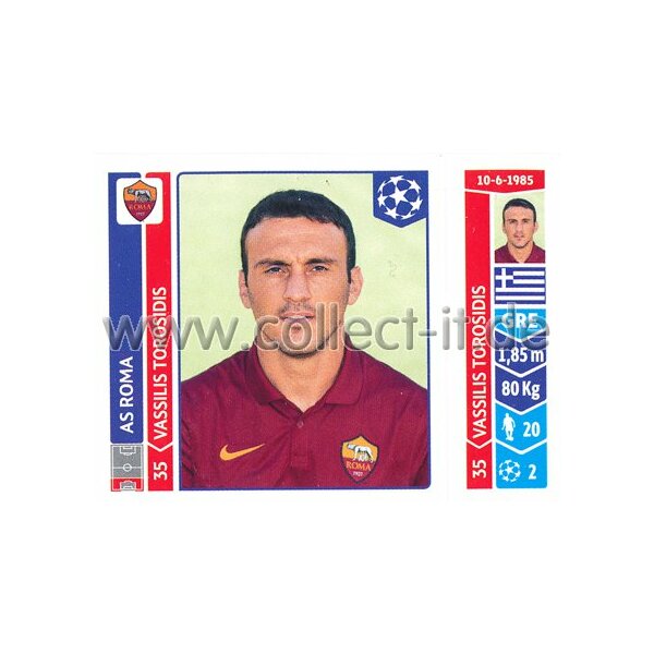 Sticker 412 - Vassilis Torosidis - AS Roma