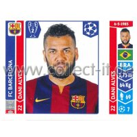 Sticker 418 - Dani Alves - FC Barcelona