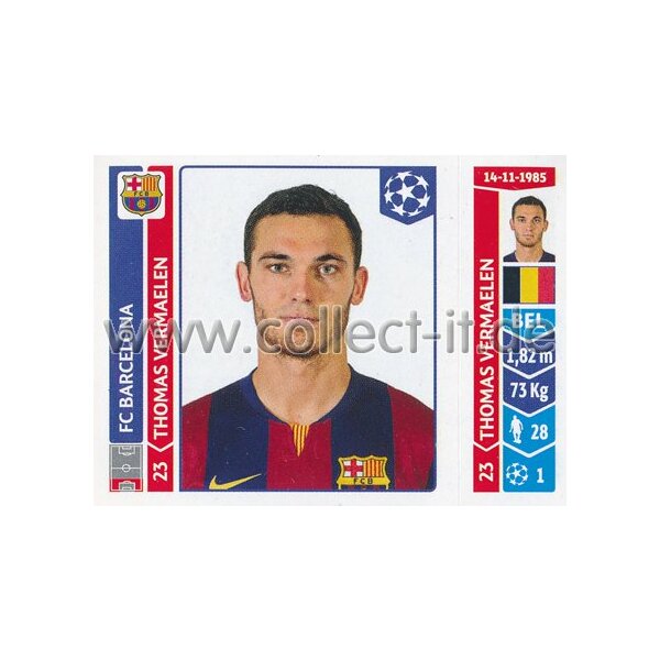 Sticker 430 - Thomas Vermaelen - FC Barcelona