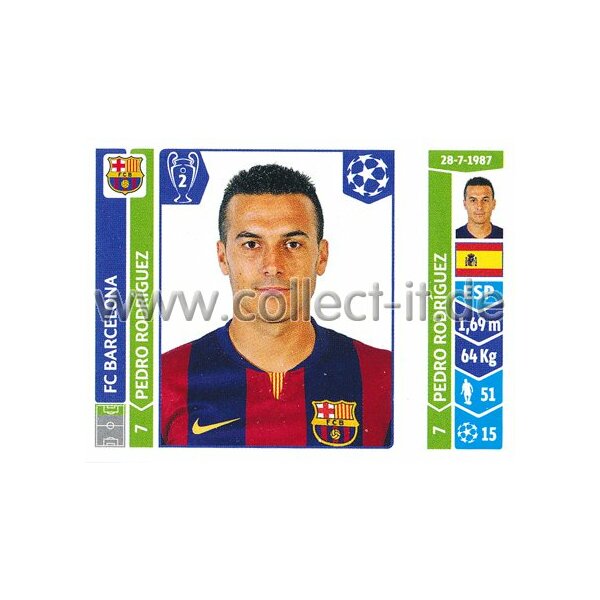 Sticker 434 - Pedro Rodriguez - FC Barcelona