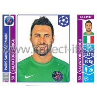 Sticker 435 - Salvatore Sirigu - Paris Saint-Germain FC