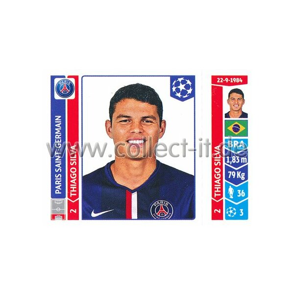 Sticker 437 - Thiago Silva - Paris Saint-Germain FC