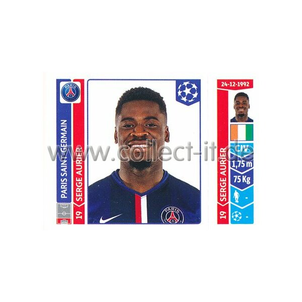 Sticker 447 - Serge Aurier - Paris Saint-Germain FC