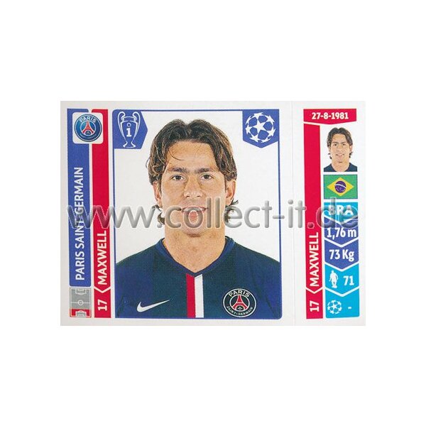 Sticker 448 - Maxwell - Paris Saint-Germain FC