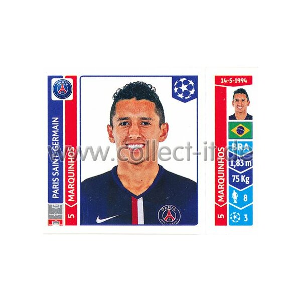 Sticker 449 - Marquinhos - Paris Saint-Germain FC