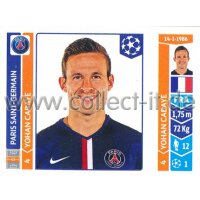 Sticker 450 - Yohan Cabaye - Paris Saint-Germain FC