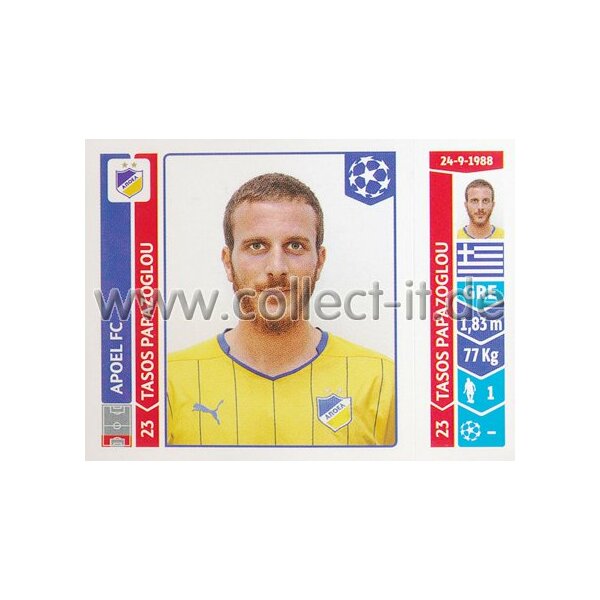 Sticker 483 - Tasos Papazoglou - APOEL FC