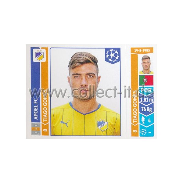 Sticker 485 - Tiago Gomes - APOEL FC