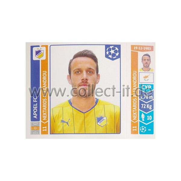 Sticker 486 - Nektarios Alexandrou - APOEL FC