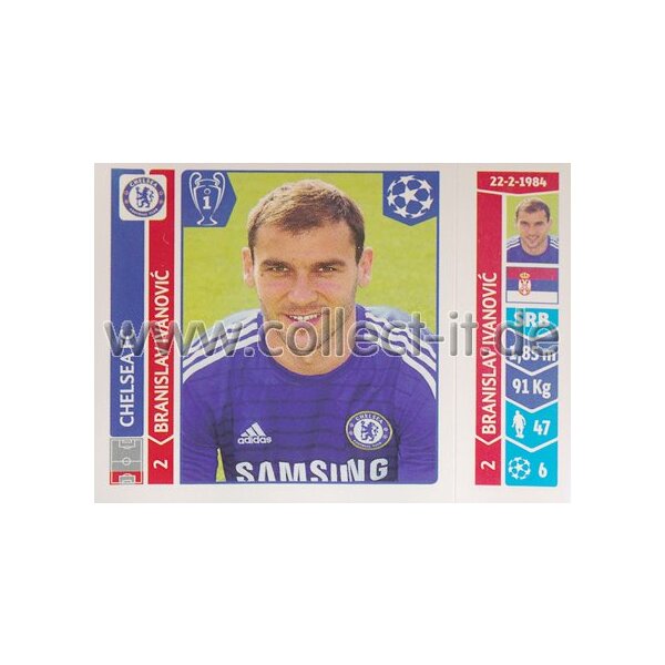 Sticker 490 - Branislav Ivanovic - Chelsea FC