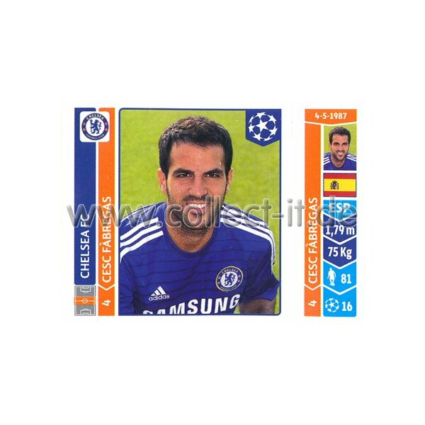 Sticker 495 - Cesc Fabregas - Chelsea FC