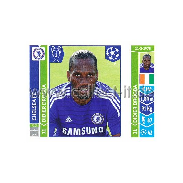 Sticker 506 - Didier Drogba - Chelsea FC