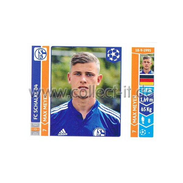 Sticker 515 - Max Meyer - FC Schalke 04