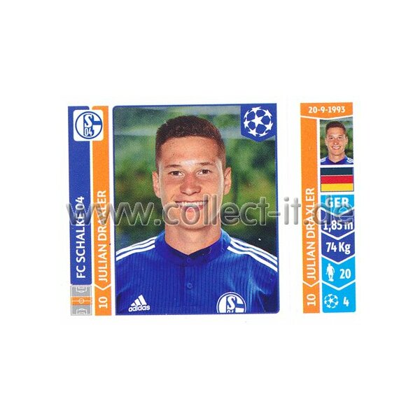 Sticker 516 - Julian Draxler - FC Schalke 04
