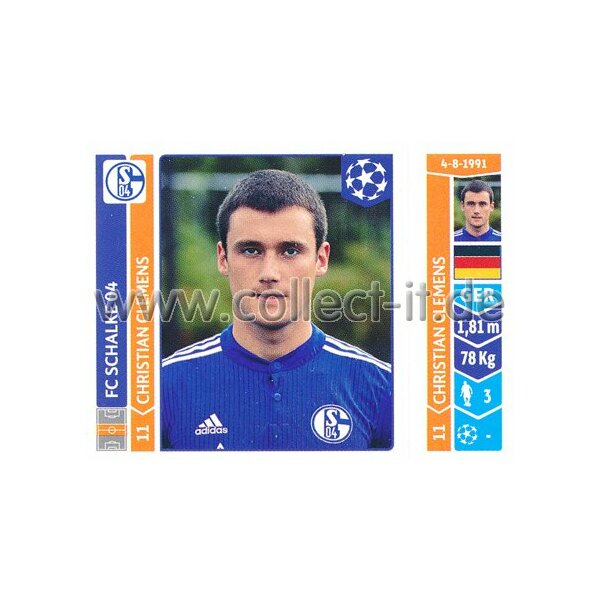 Sticker 521 - Christian Clemens - FC Schalke 04