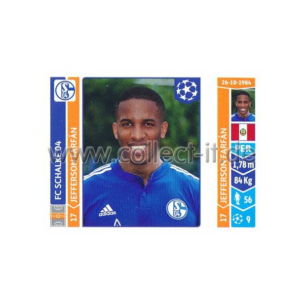 Sticker 523 - Jefferson Farfan - FC Schalke 04