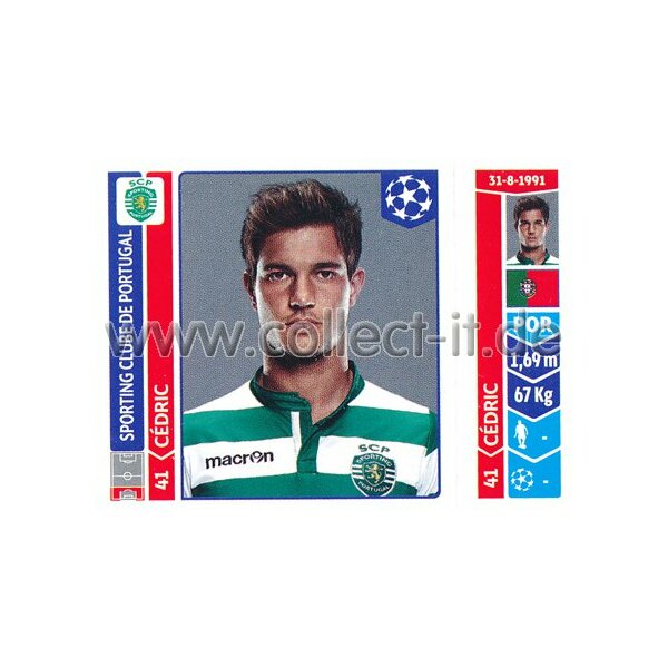 Sticker 526 - Cedric - Sporting Clube de Portugal