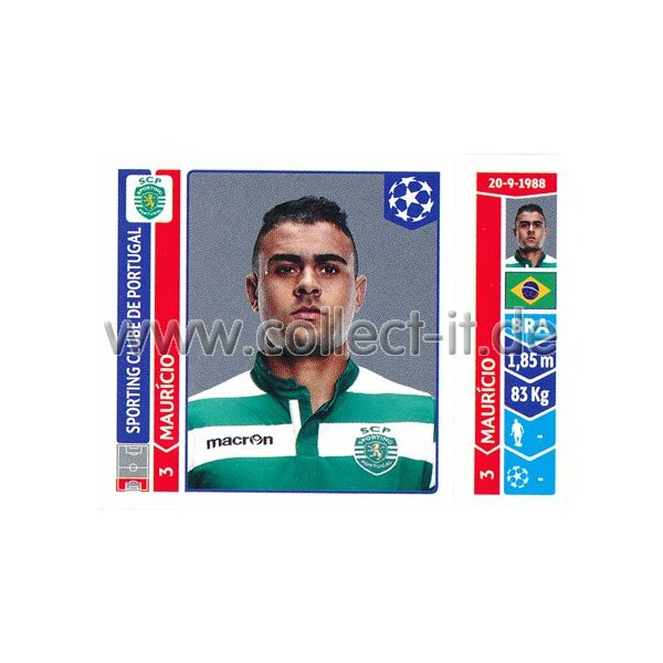 Sticker 527 - Mauricio - Sporting Clube de Portugal