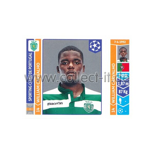 Sticker 531 - William Carvalho - Sporting Clube de Portugal