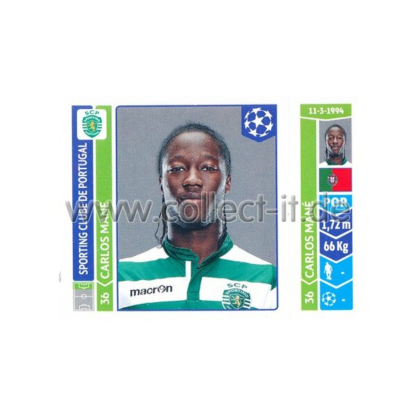 Sticker 540 - Carlos Mane - Sporting Clube de Portugal