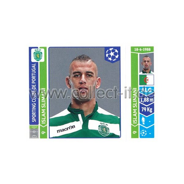 Sticker 542 - Islam Slimani - Sporting Clube de Portugal