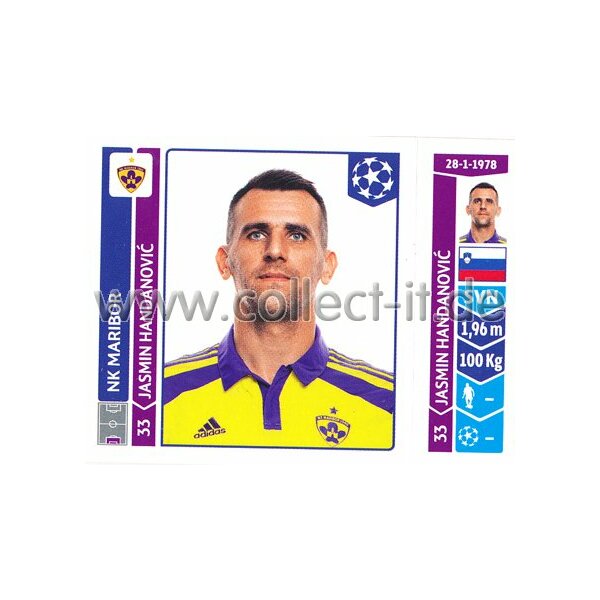 Sticker 543 - Jasmin Handanovic - NK Maribor