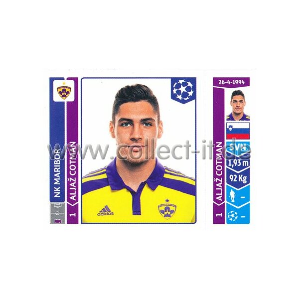 Sticker 554 - Aljaz Cotman - NK Maribor