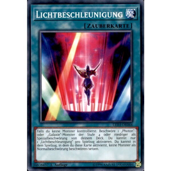 LED3-DE044 - Lichtbeschleunigung