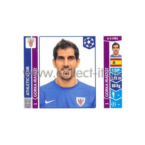 Sticker 597 - Gorka Iraizoz - Athletic Club