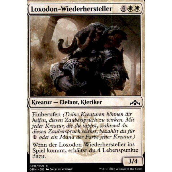 GRN-020 - Loxodon-Wiederhersteller - Gilden von Ravnica