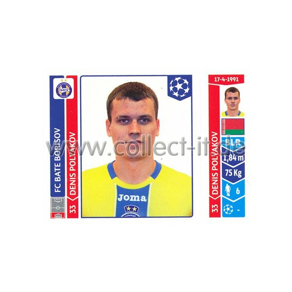 Sticker 617 - Denis Polyakov - FC BATE Borisov