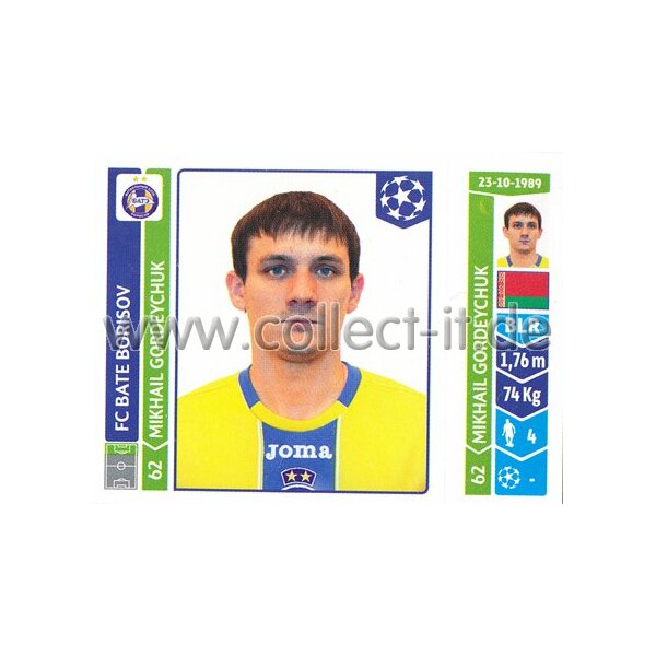 Sticker 625 - Mikhail Gordeychuk - FC BATE Borisov