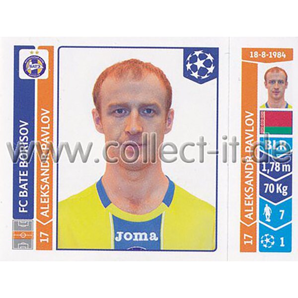 Sticker 631 - Aleksandr Pavlov - FC BATE Borisov
