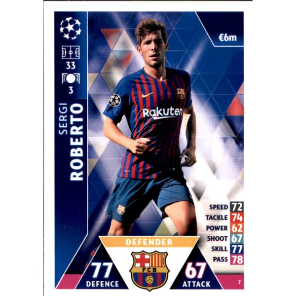 CL1819 - Karte 7 - Sergi Roberto