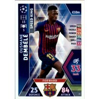 CL1819 - Karte 15 - Ousmane Dembele - Speed King