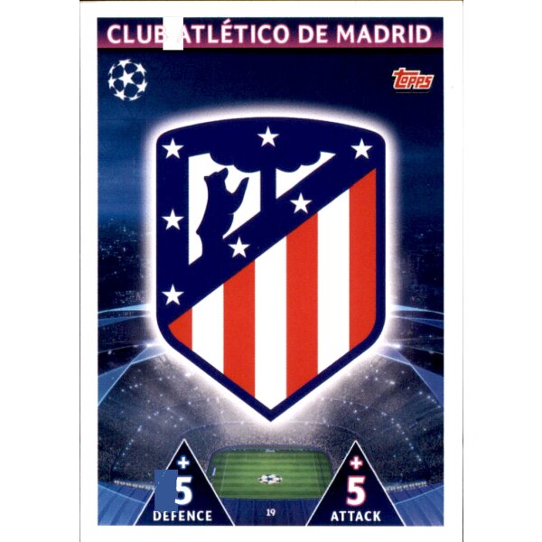 CL1819 - Karte 19 - Club Atletico de Madrid - Club Logo