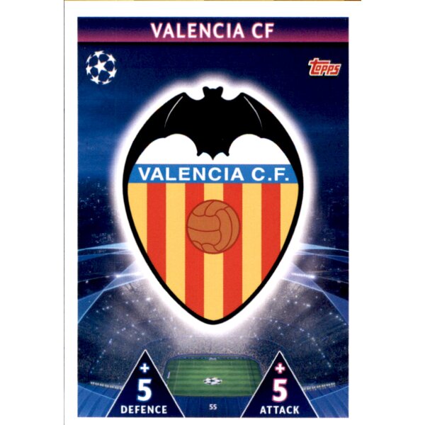 CL1819 - Karte 55 - Valencia CF - Club Logo