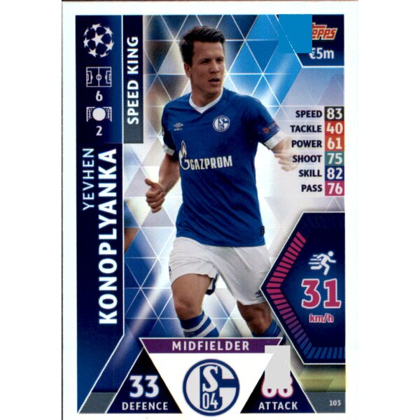 CL1819 - Karte 103 - Yevhen Konoplyanka - Speed King