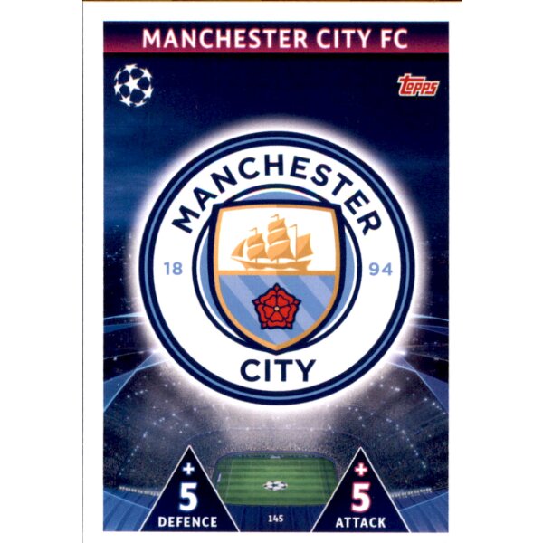 CL1819 - Karte 145 - Manchester City FC - Club Logo