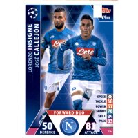 CL1819 - Karte 234 - Jose Callejon / Lorenzo Insigne -...