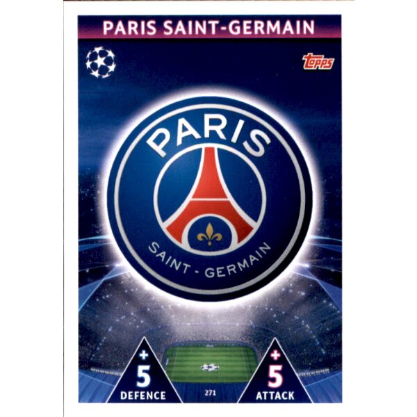 CL1819 - Karte 271 - Paris Saint-Germain - Club Logo