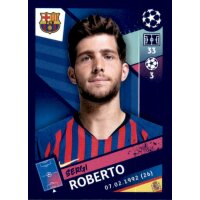 Sticker 12 - Sergi Roberto - FC Barcelona